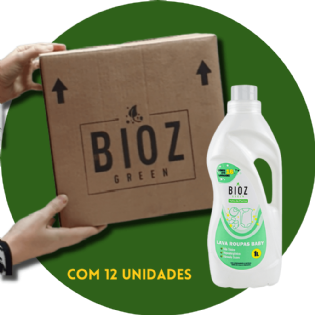 Lava Roupas Baby 1L Caixa - Bioz Green