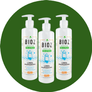 Trio Limpa Mamadeira 470ml - Bioz Green