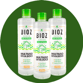 Trio Multiuso Erva Doce 470ml - Bioz Green